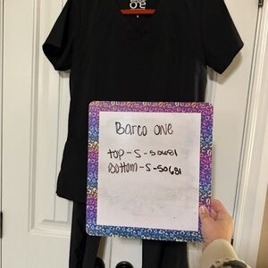 Barco One Women's Black Scrub Set